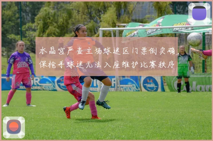 水晶宫严查主场球迷区门票倒卖确保枪手球迷无法入座维护比赛秩序